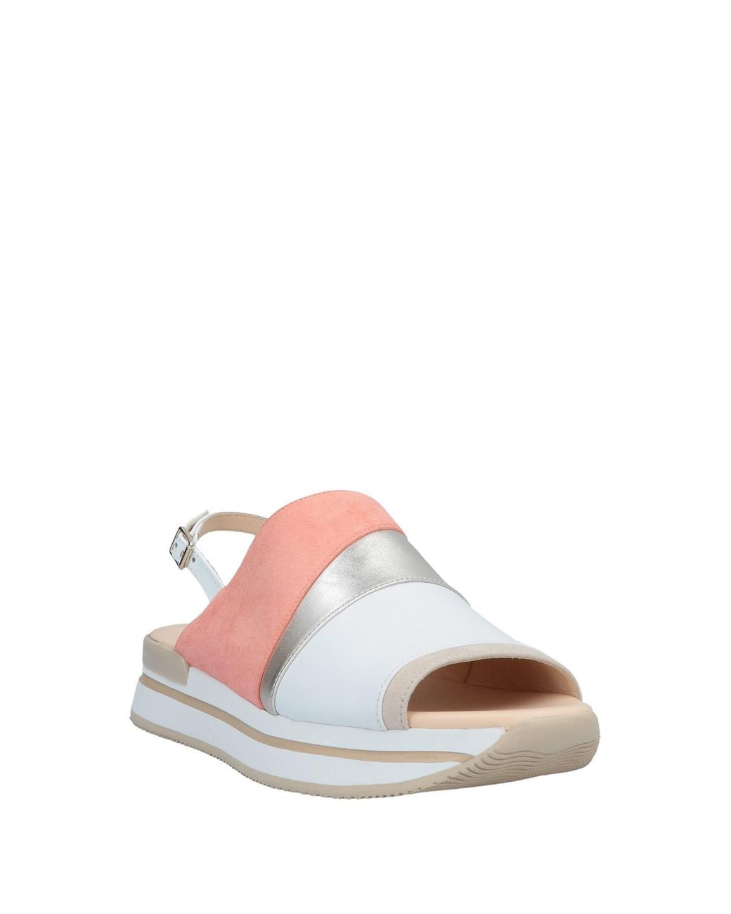 Hogan White Sandals