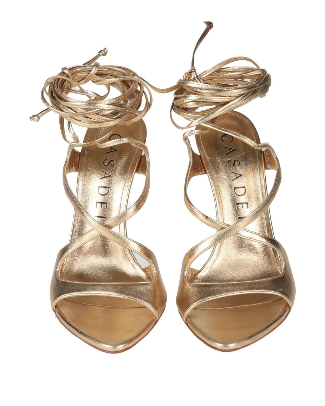 Casadei Metallic Sandals