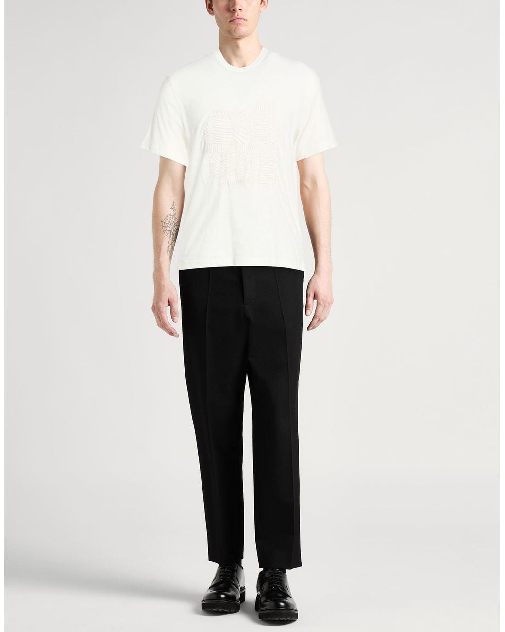 Canali White T-Shirt Cotton for men