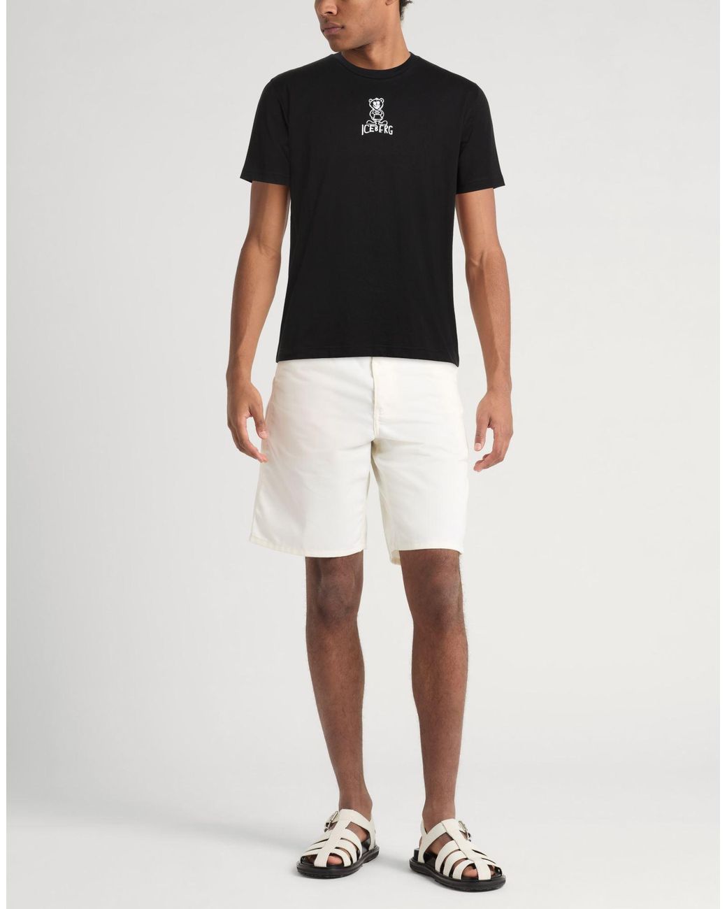 Iceberg Black T-Shirts for men