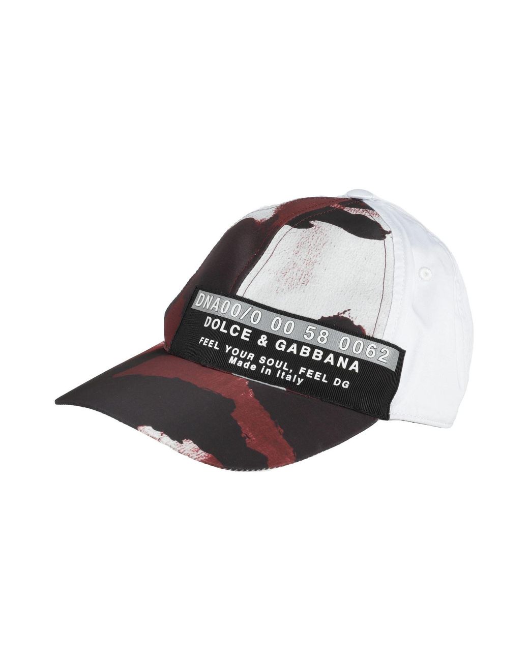 Dolce & Gabbana White Printed Nylon Women Winter Beanie Cap Hat main image 1