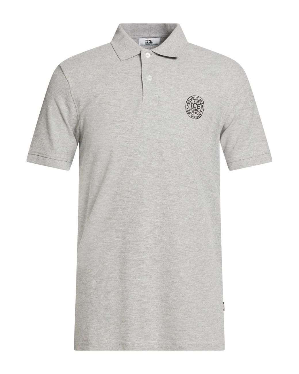 Ice Iceberg Gray Polo Shirts for men