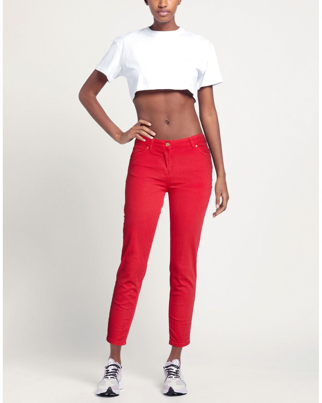 Clips More Red Jeans