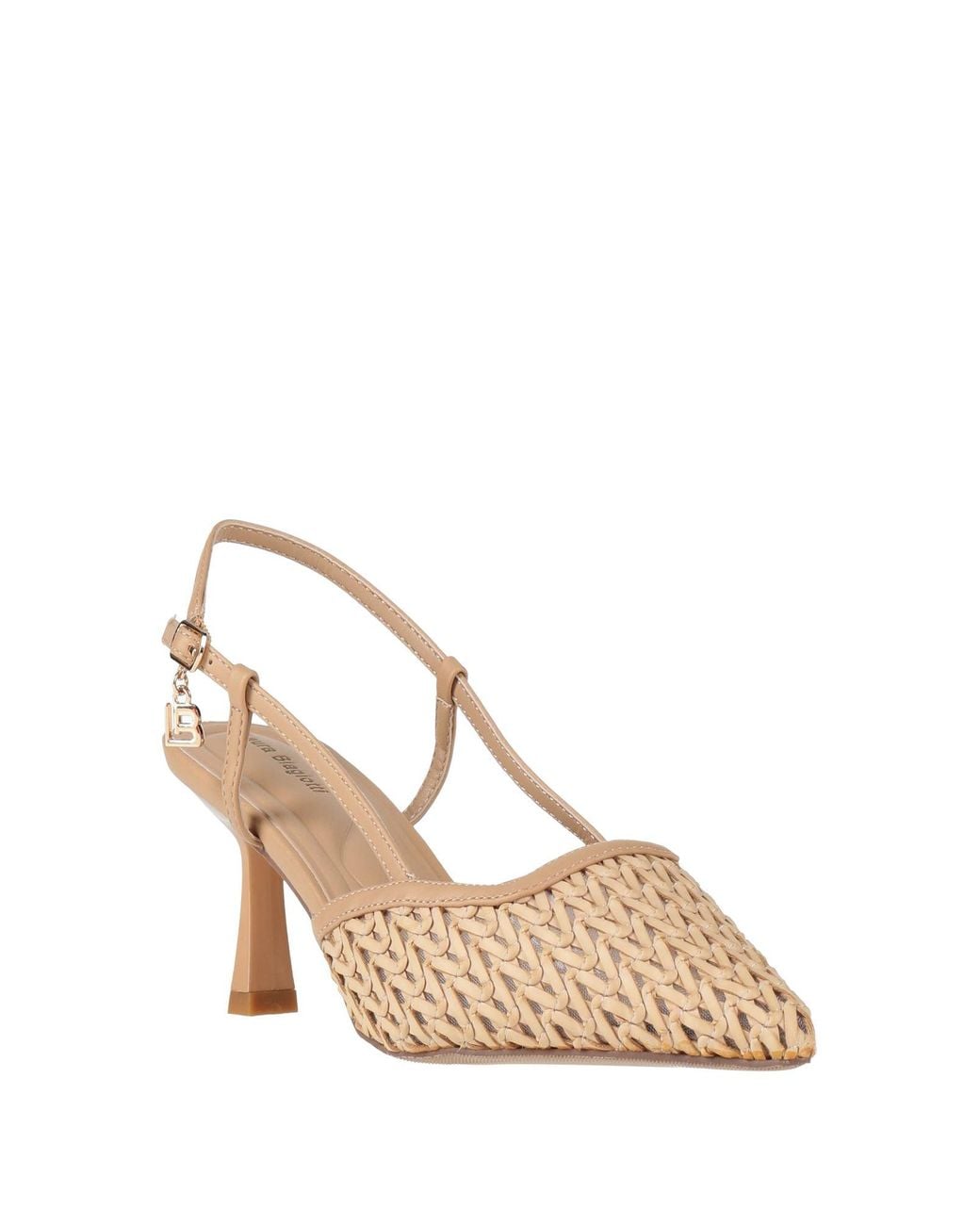 Laura Biagiotti Natural Sand Pumps Textile Fibers, Synthetic Material