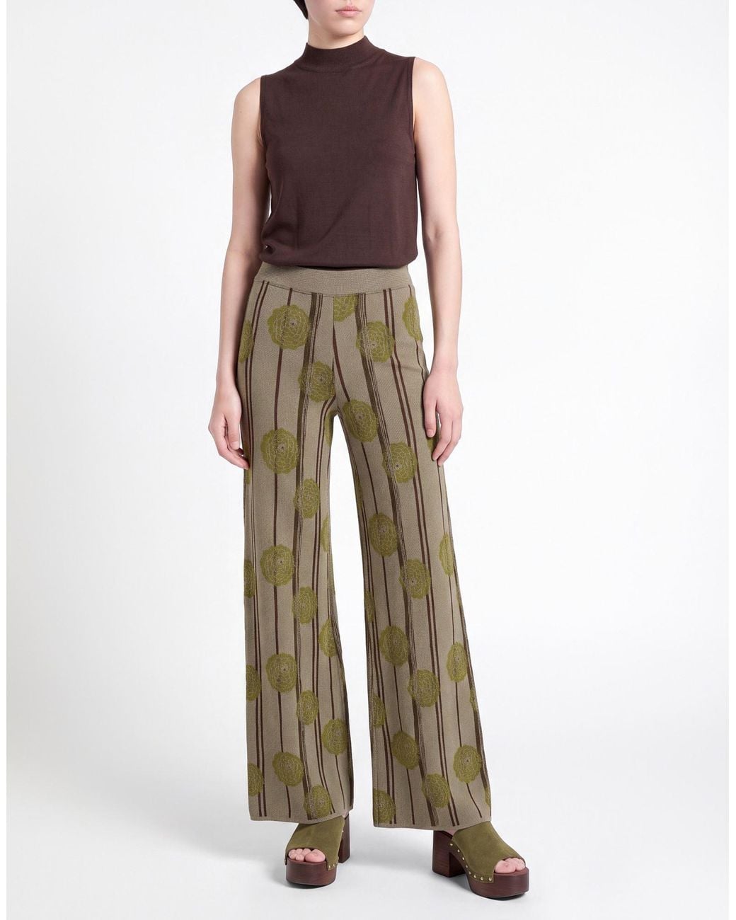 Siyu Green Military Pants Merino Wool