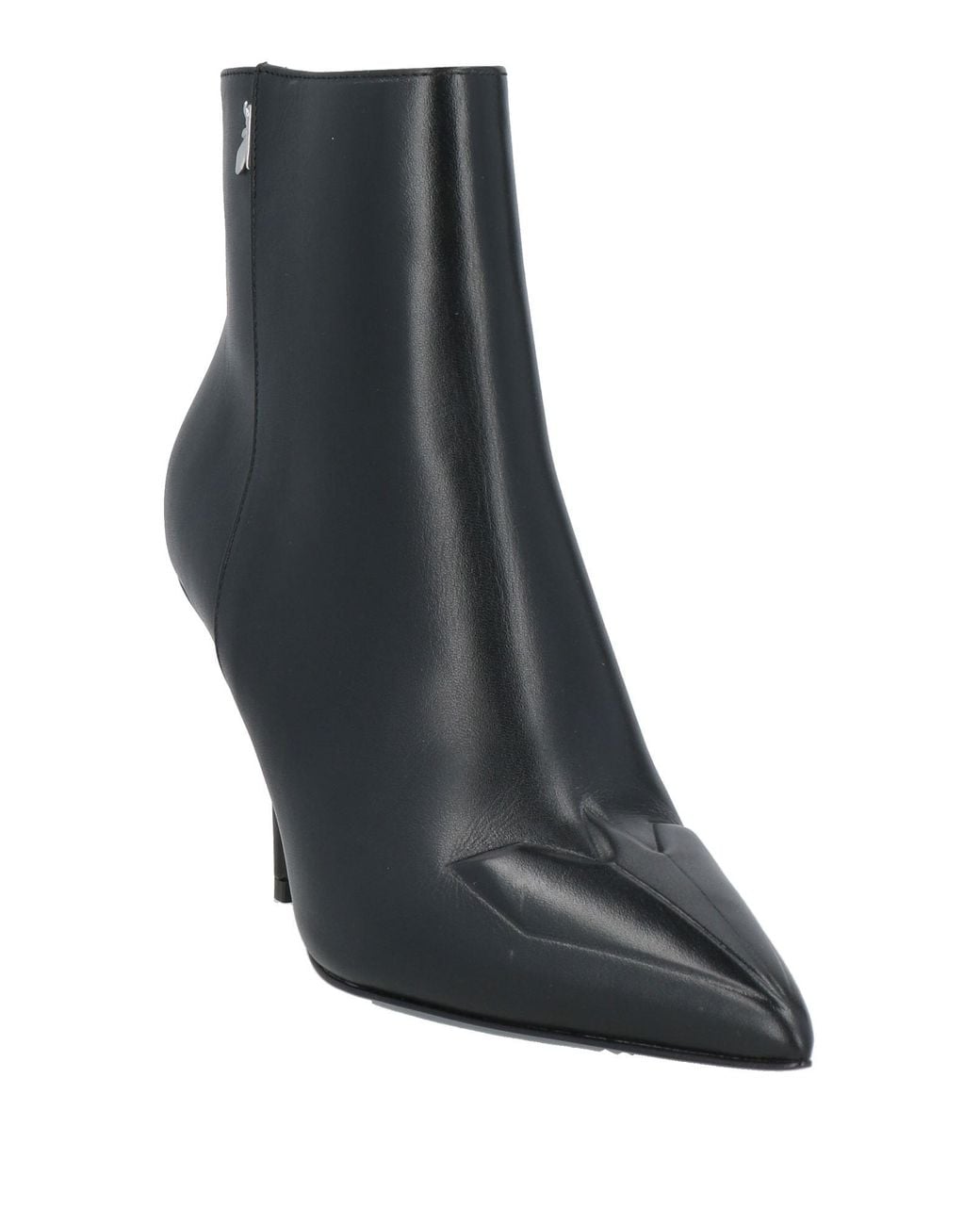 Patrizia Pepe Black Ankle Boots Leather