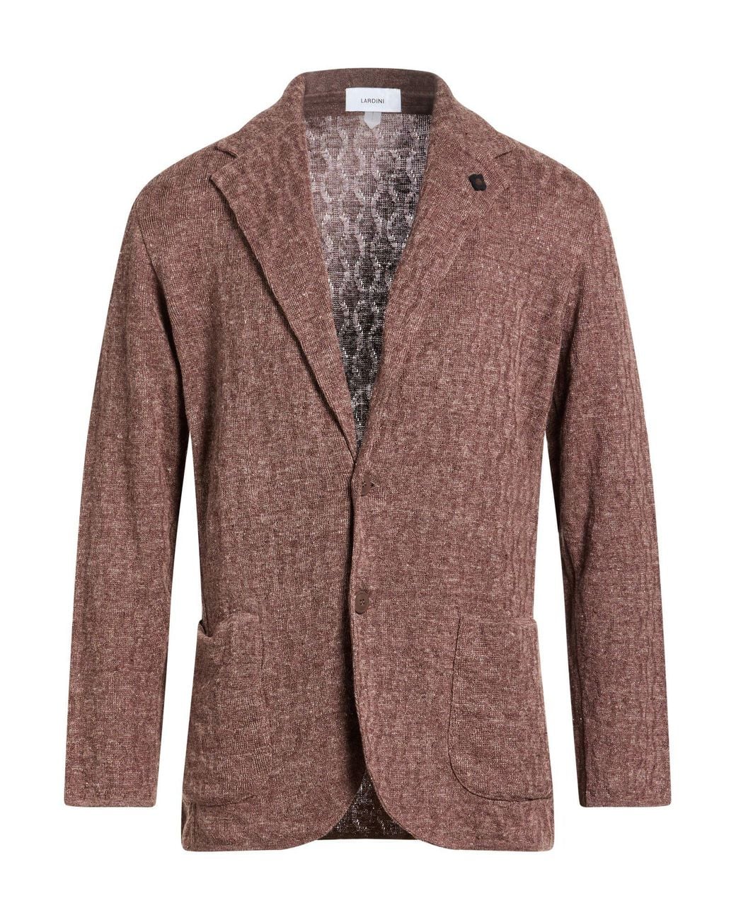 Lardini Brown Blazer Linen for men