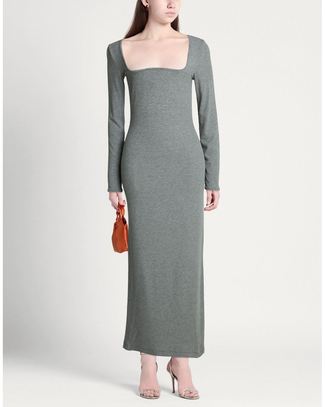 Skims Gray Maxi Dress