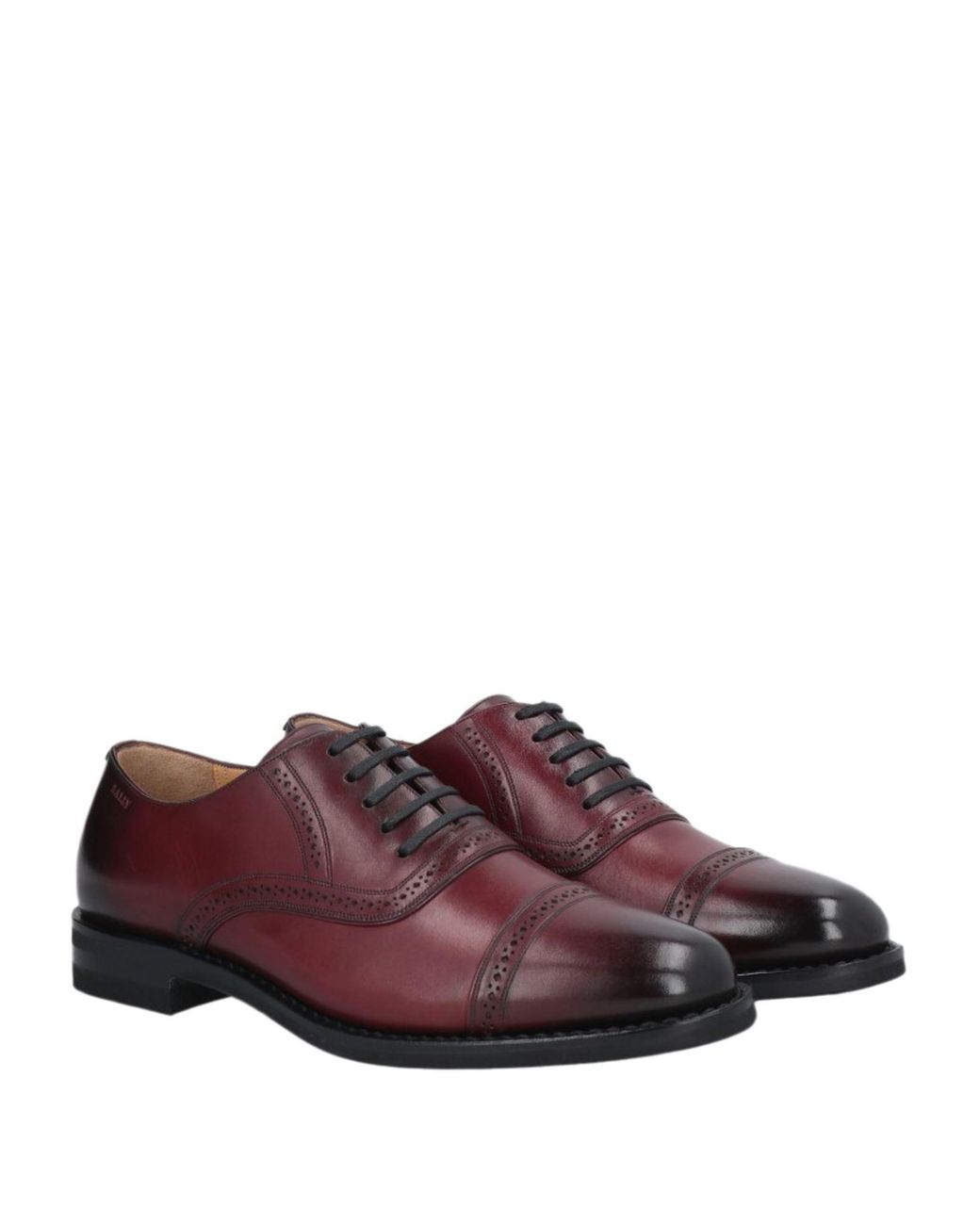 Bally Purple Schnürschuh