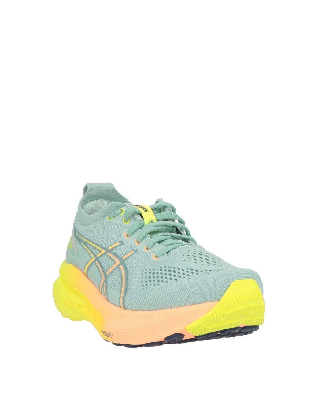 Asics Yellow Light Sneakers Textile Fibers