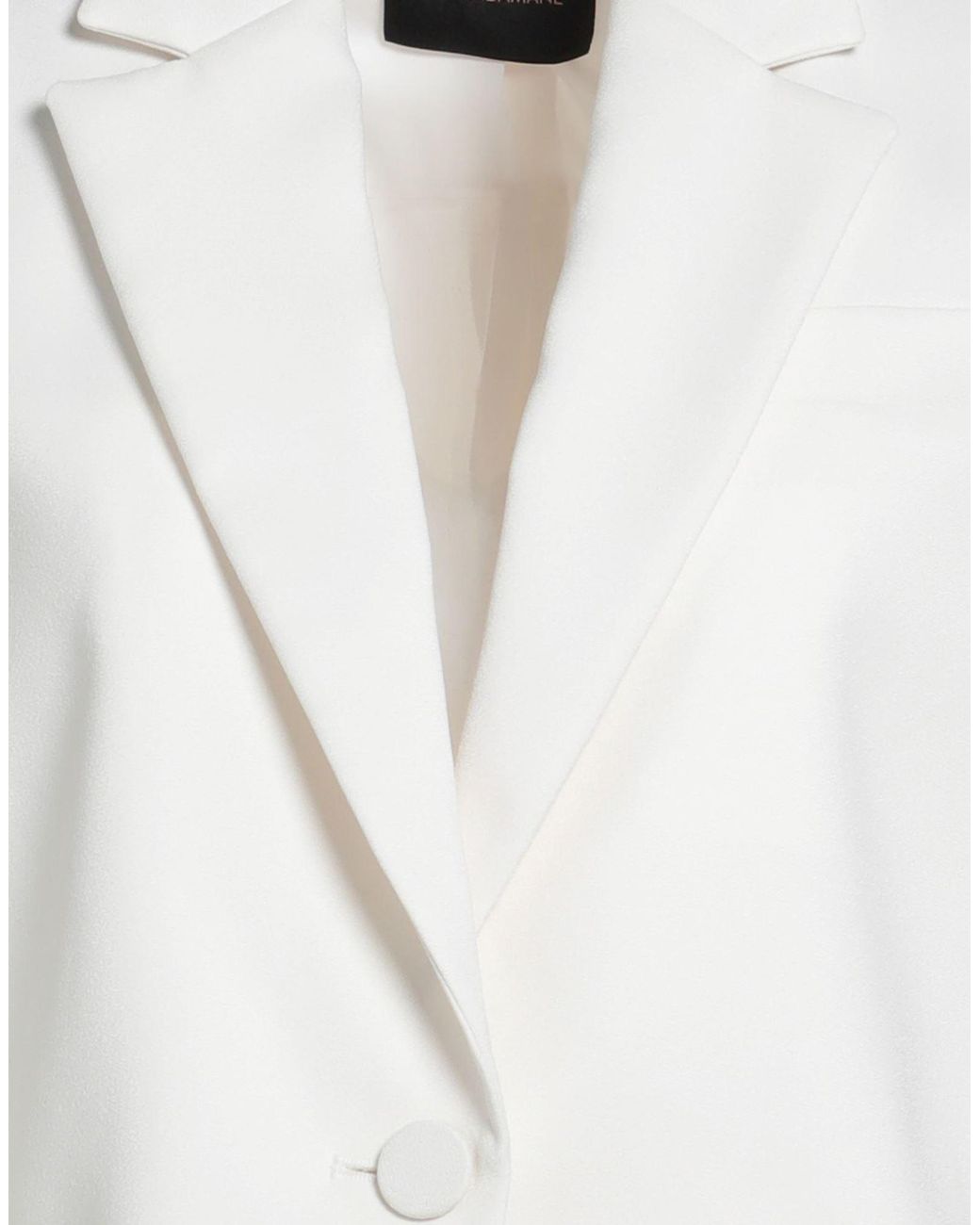ANDAMANE White Ivory Blazer Polyester
