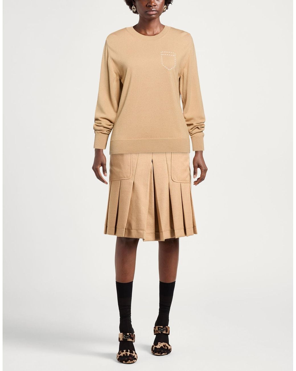 Pullover MEIMEIJ de color Natural