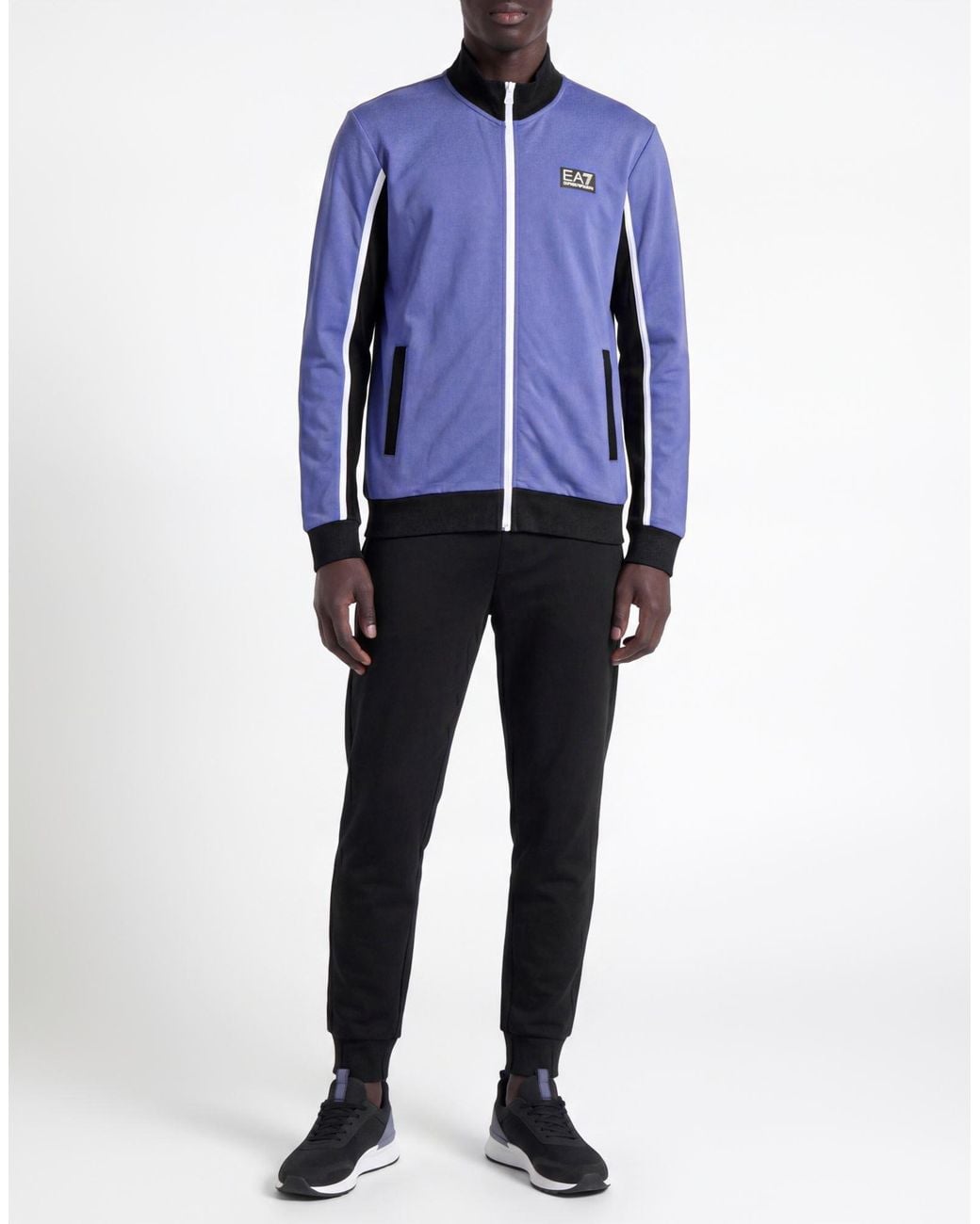 EA7 Blue Tracksuit Cotton for men