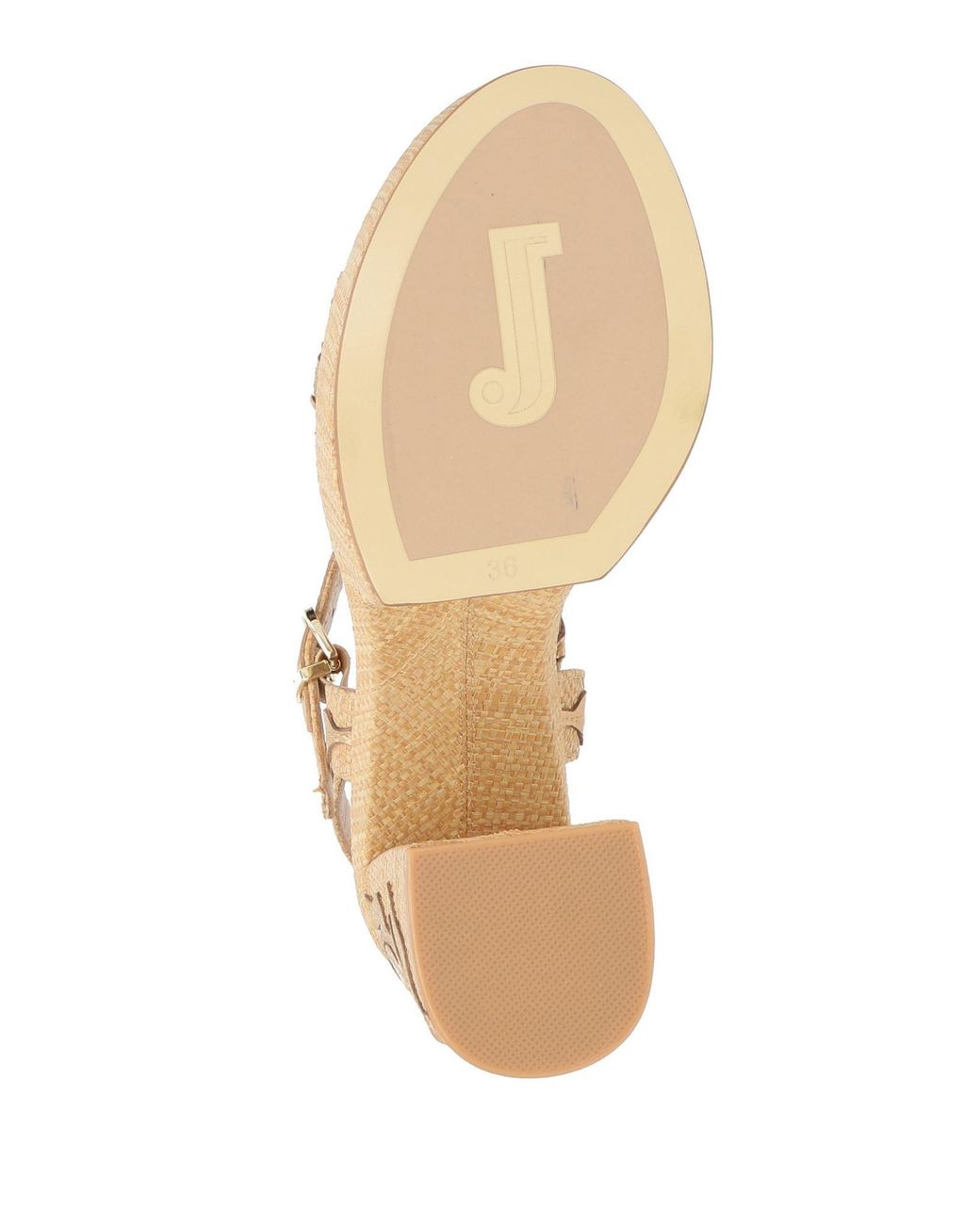 Jeannot Metallic Sand Sandals Natural Raffia