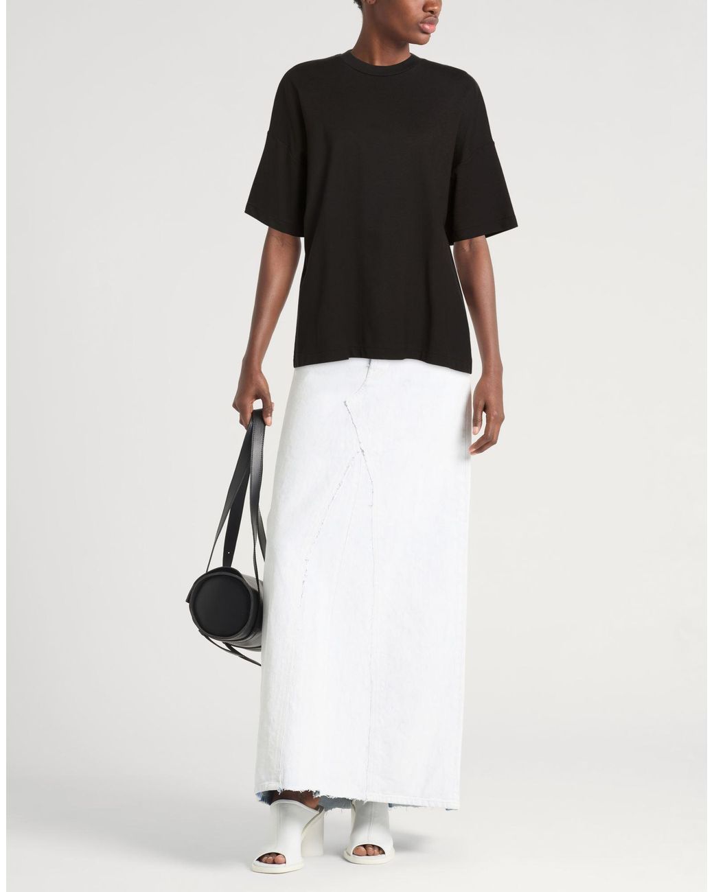 Fear Of God Black T-Shirt Viscose, Elastane