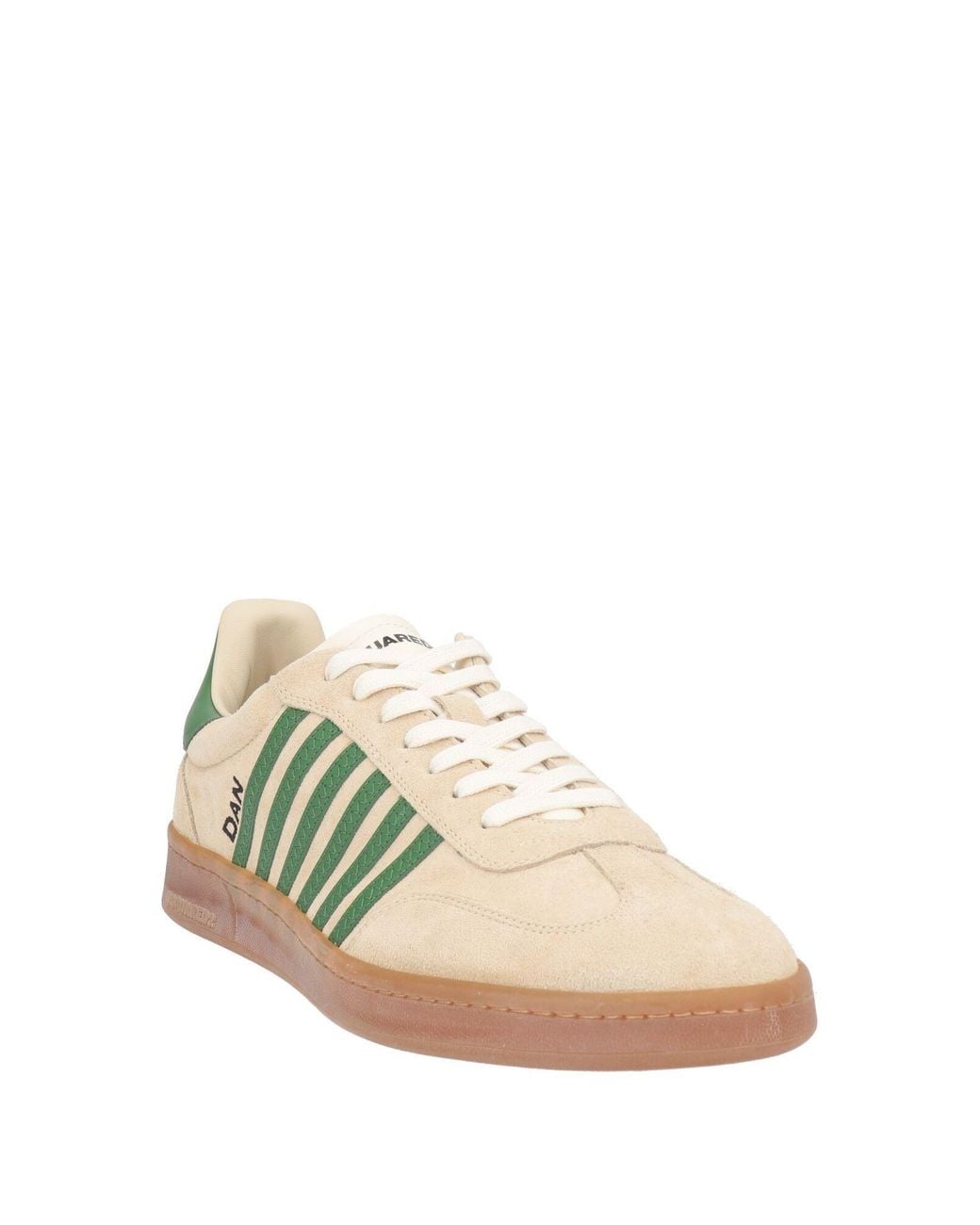 DSquared² Green Sneakers Leather, Textile Fibers for men