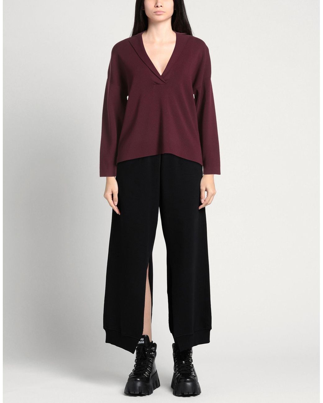 Pullover Alpha Studio de color Purple
