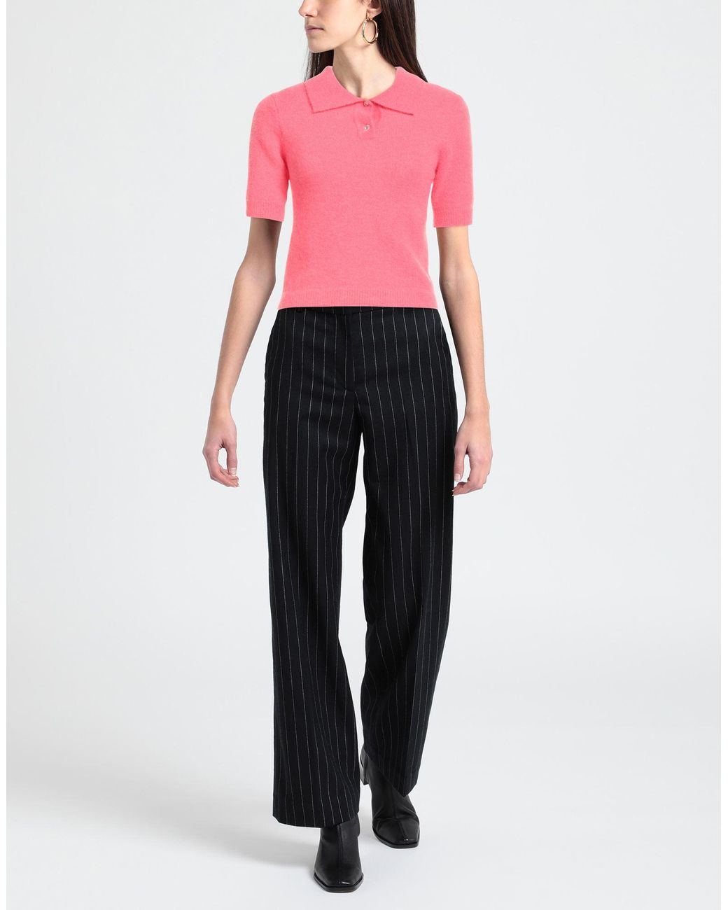 Shirtaporter Pink Sweater Polyamide, Wool, Alpaca Wool, Elastane
