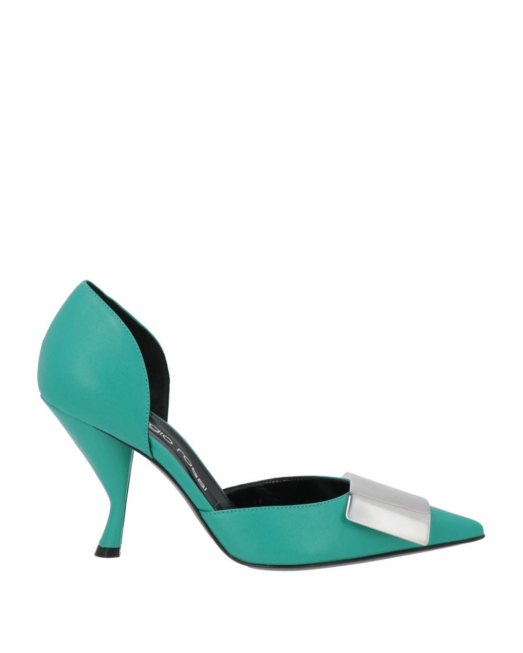 Sergio Rossi Green Pumps Leather