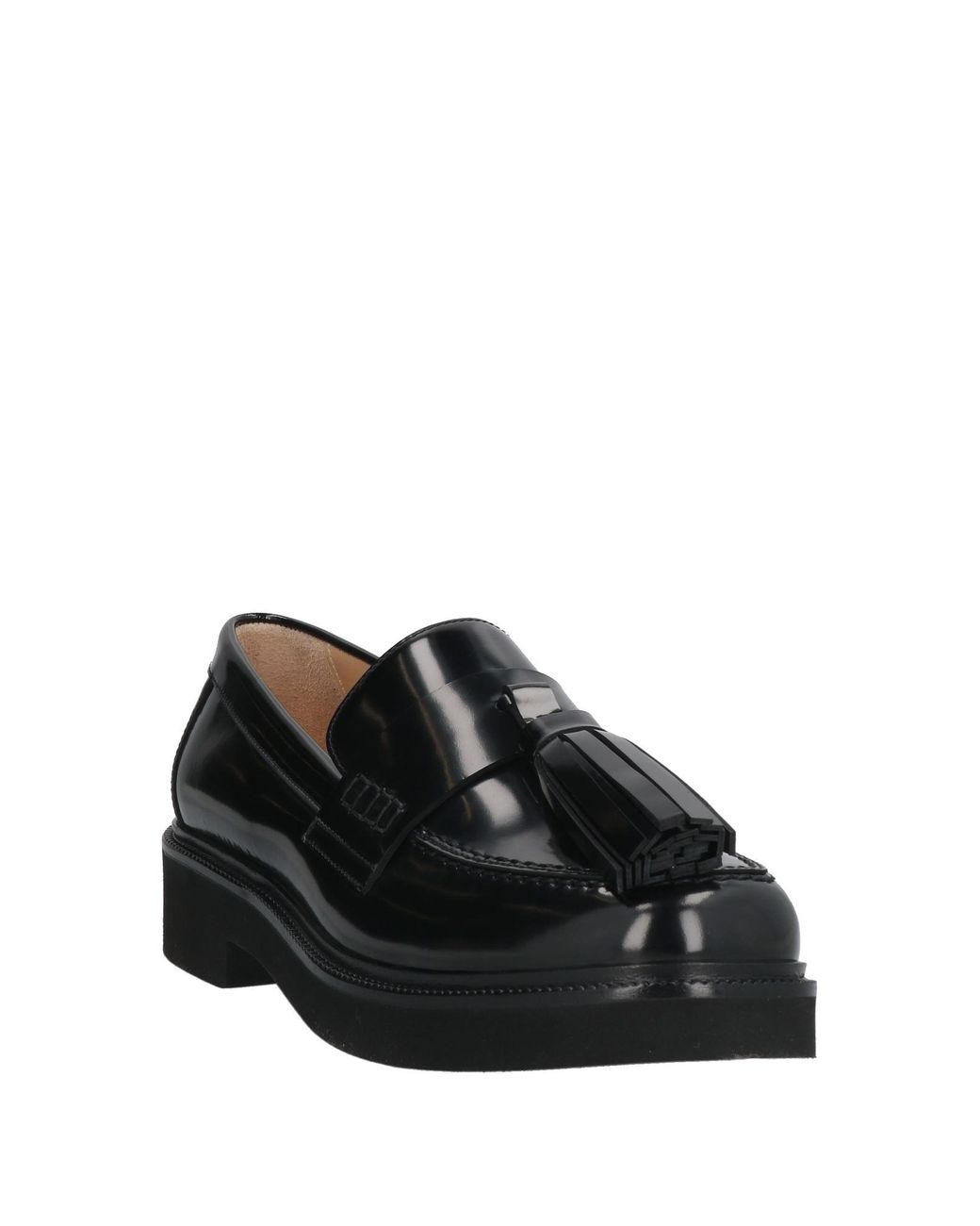 Doucal's Black Etienne Loafers Leather