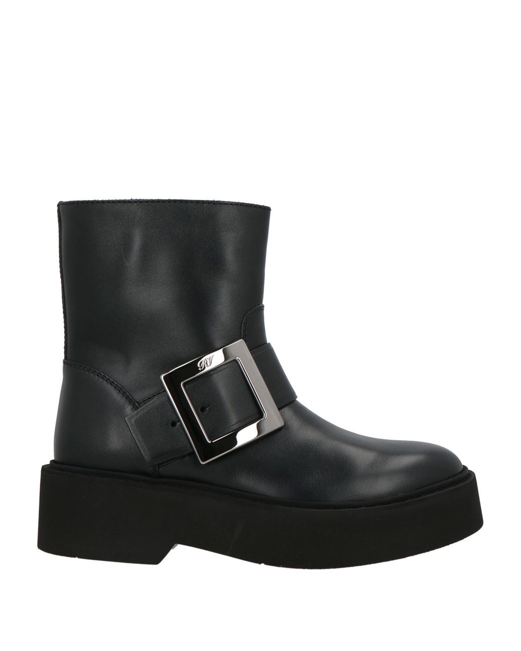 Roger Vivier Black Ankle Boots Leather