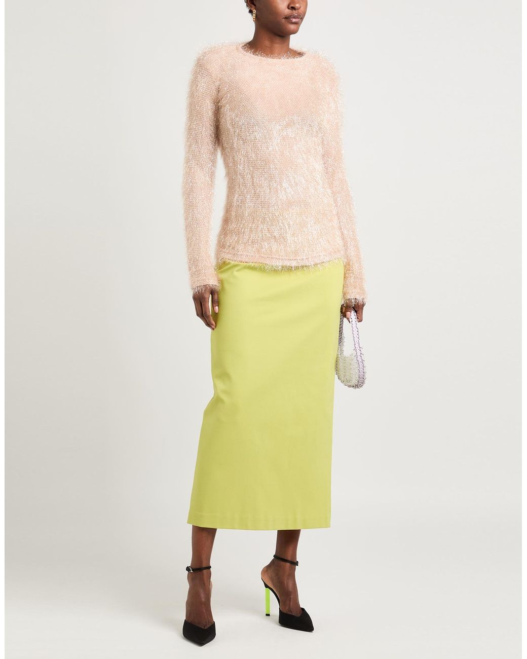 Rabanne Pink Sweater Polyamide, Viscose