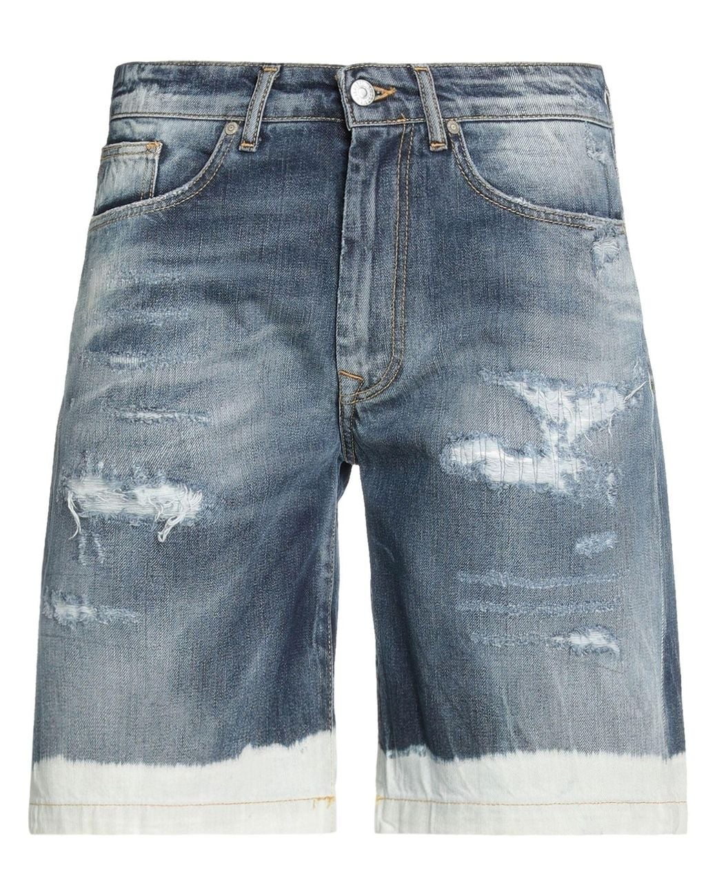 Takeshy Kurosawa Blue Denim Shorts for men