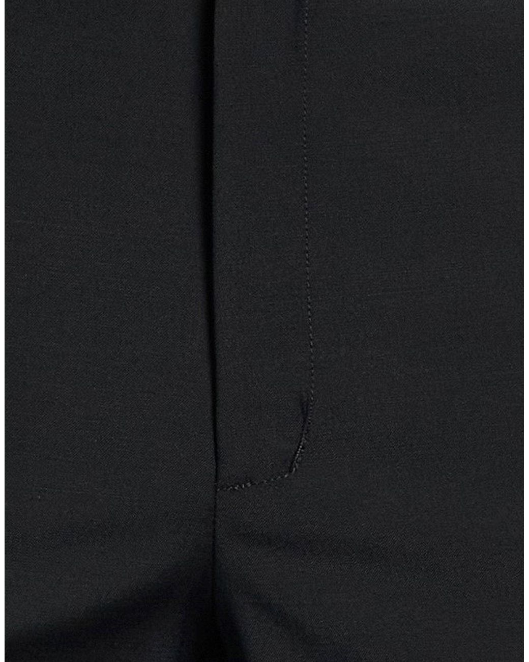 Nineminutes Black Pants Polyester, Wool, Elastane, Viscose for men