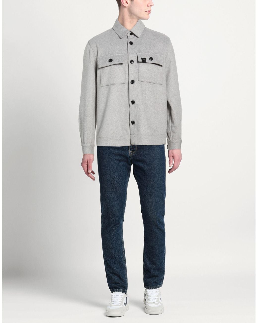 Sun 68 Gray Jacket for men