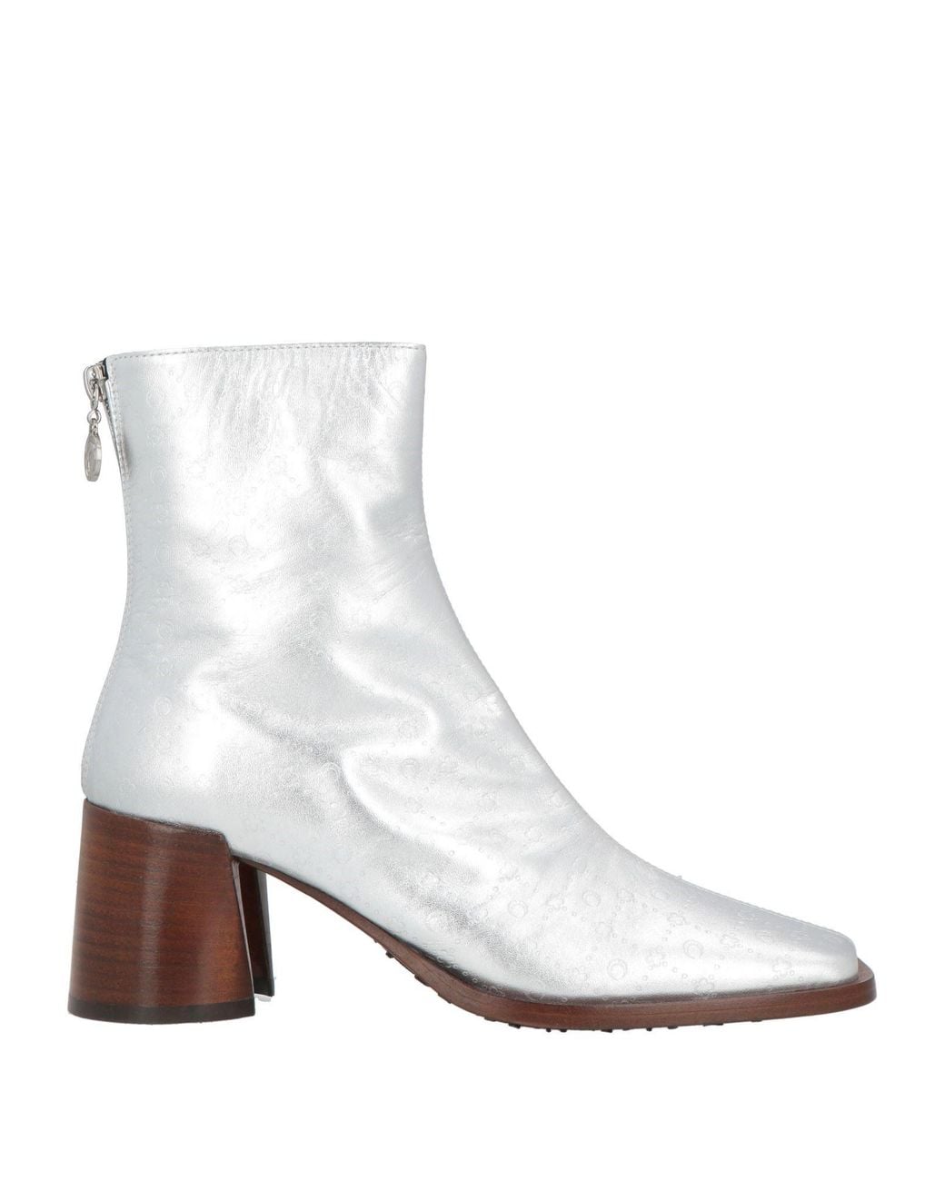 MARINE SERRE White Ankle Boots