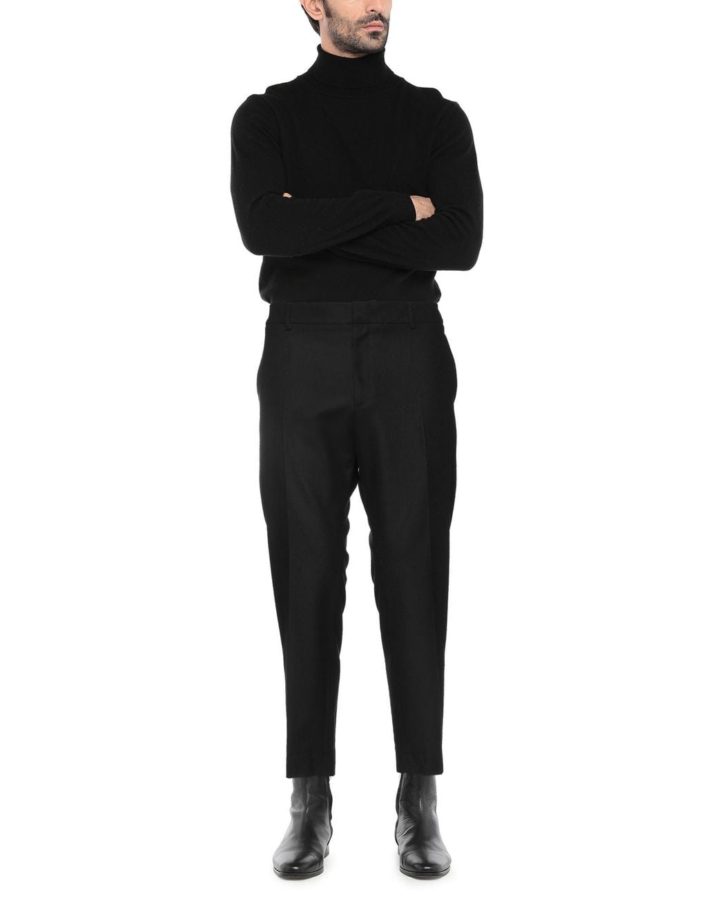 Tonello Black Trouser for men
