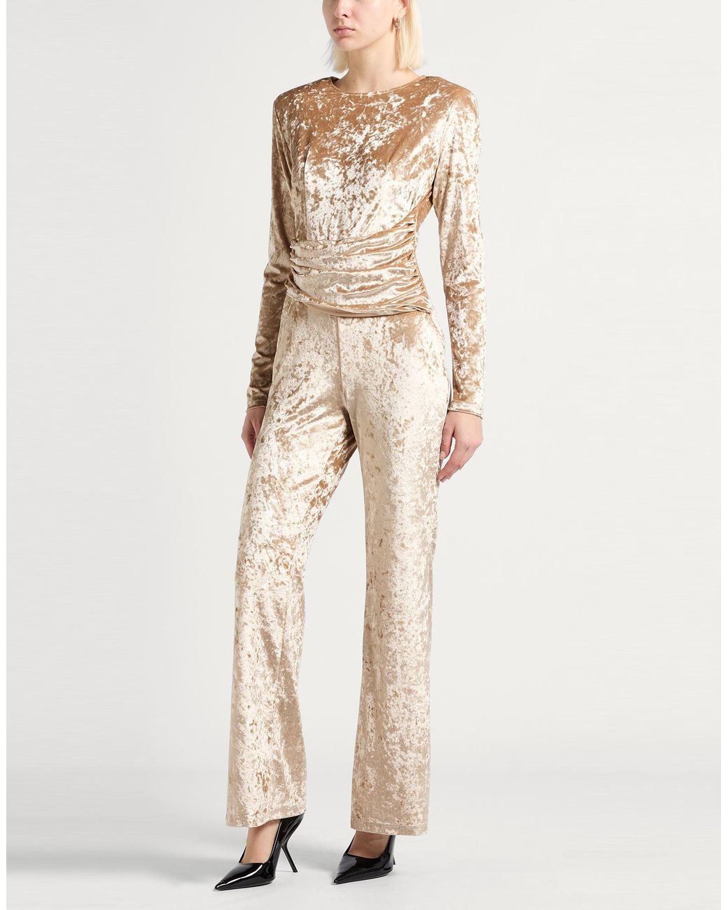 WEILI ZHENG Natural Jumpsuit