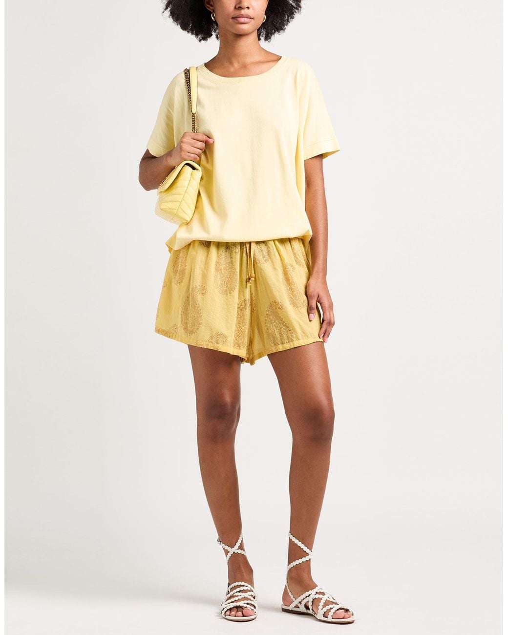 Pullover Roberto Collina en coloris Yellow