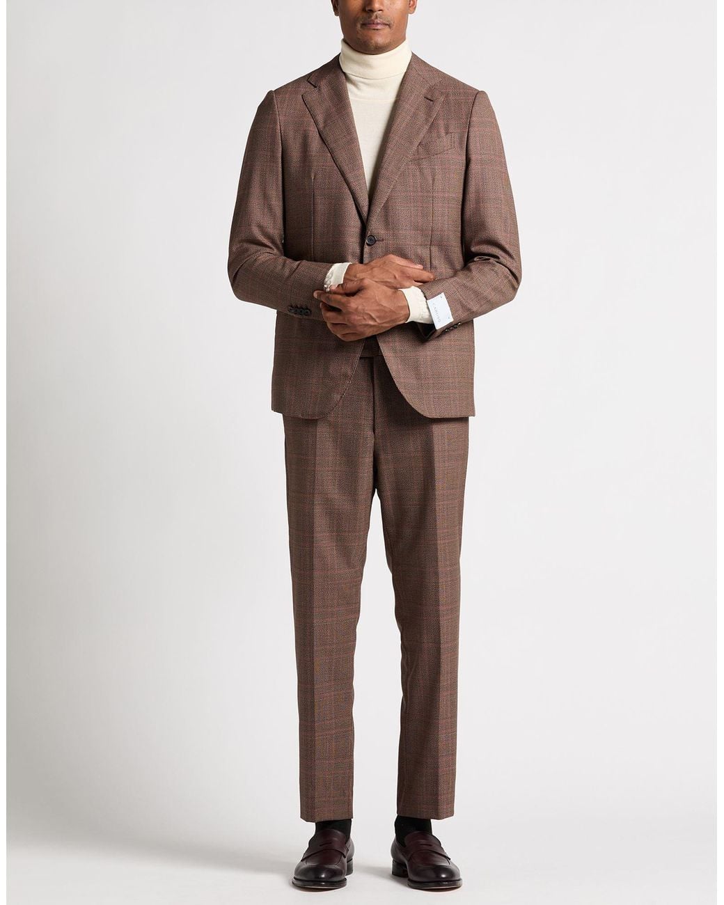 Traje Caruso de hombre de color Brown