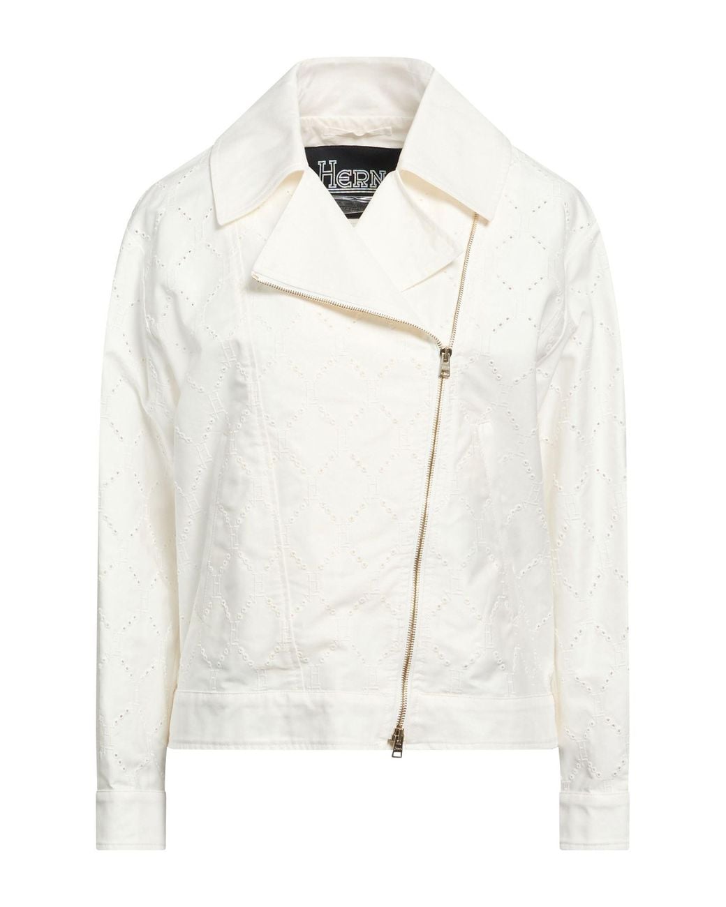 Herno White Jacket Cotton