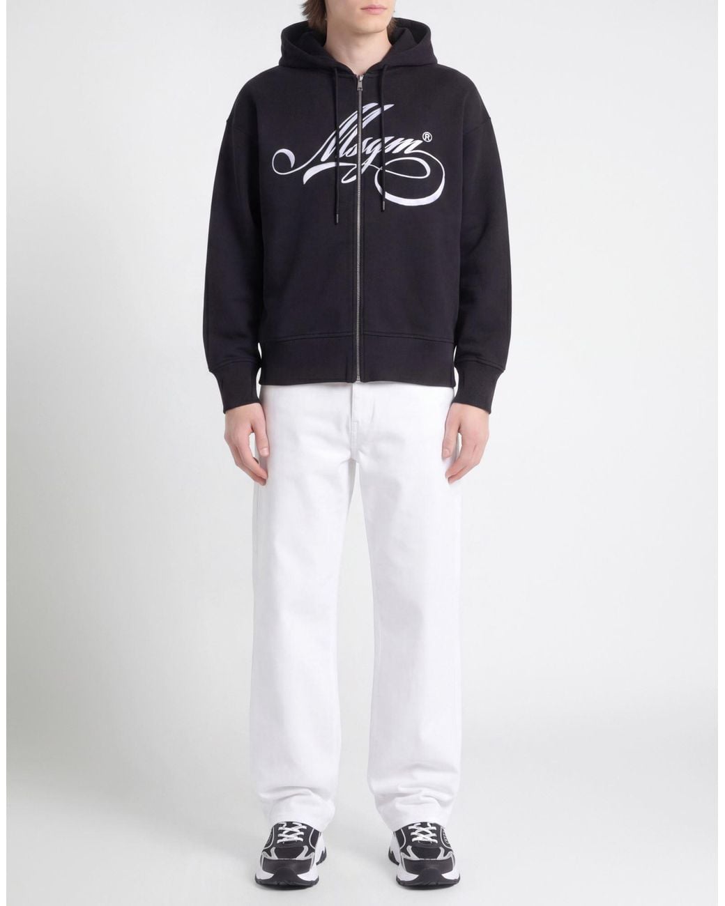 MSGM Blue Sweatshirt Cotton for men