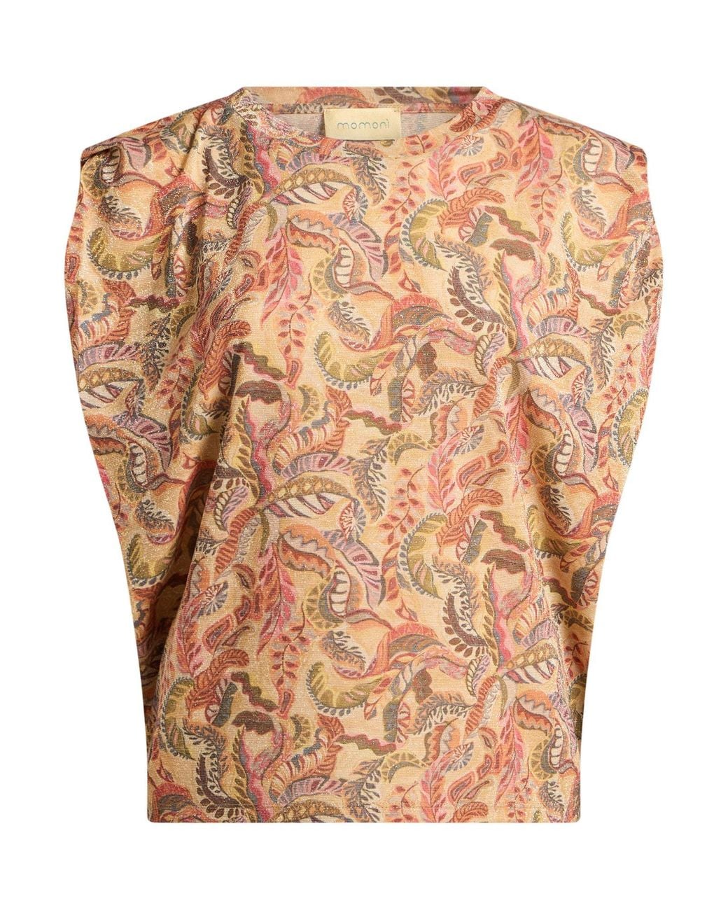 Momoní White Sand T-Shirt Polyester, Viscose, Polyamide, Metal Fiber, Elastane