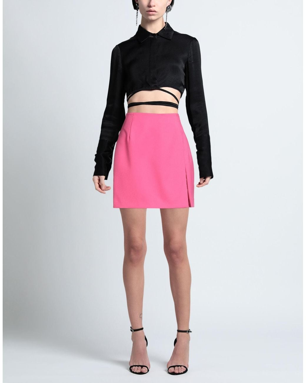 ANDAMANE Pink Mini Skirt