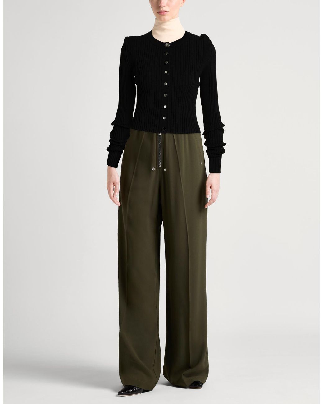 Rabanne Black Cardigan Wool, Polyamide, Elastane