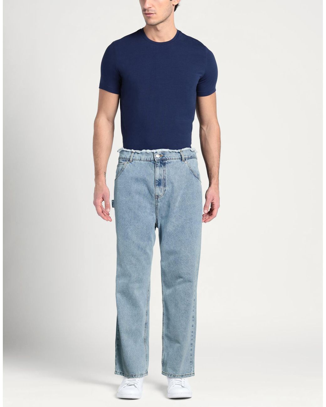 3.PARADIS Blue Jeans Cotton for men