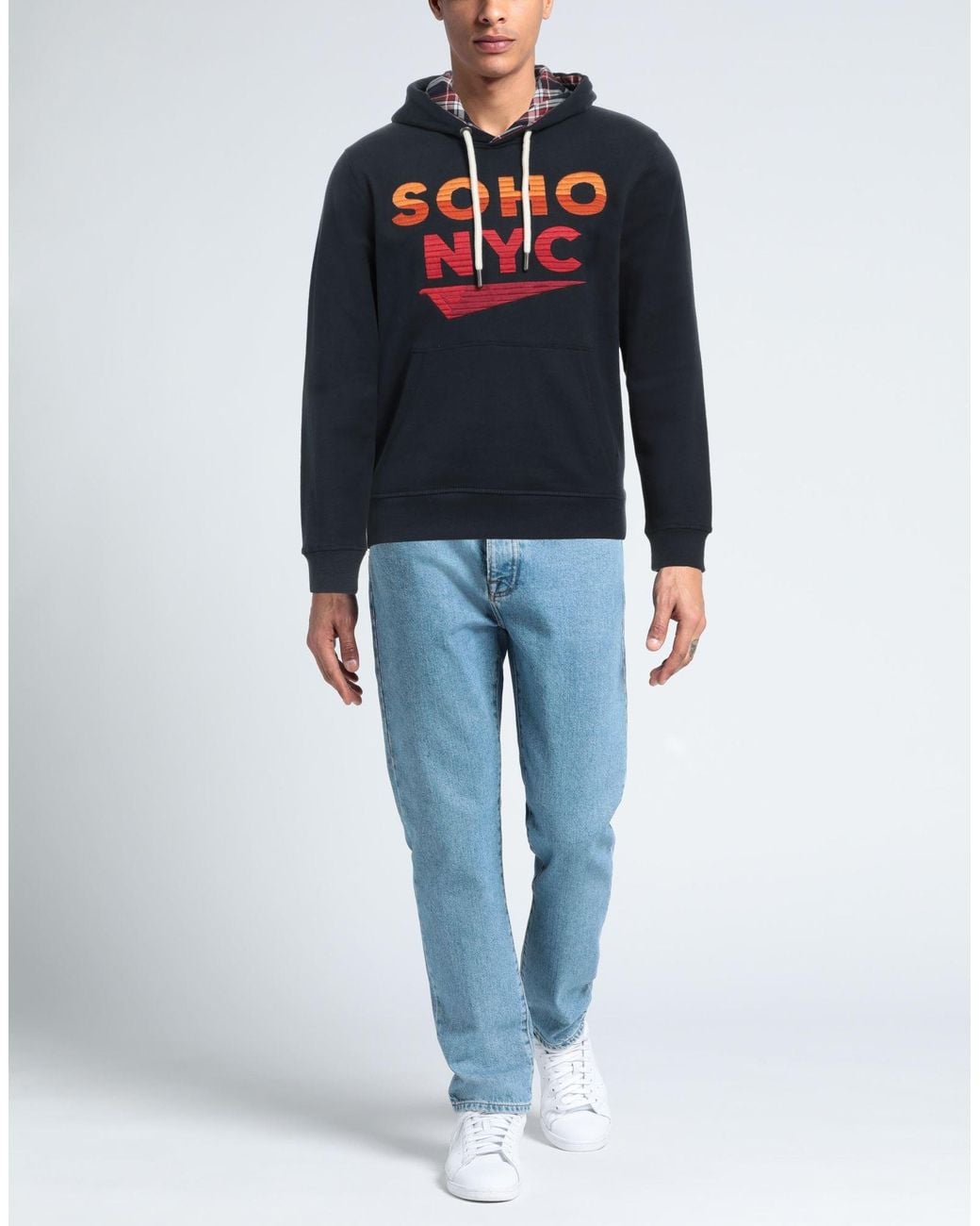 Fred Mello Blue Sweatshirt for men