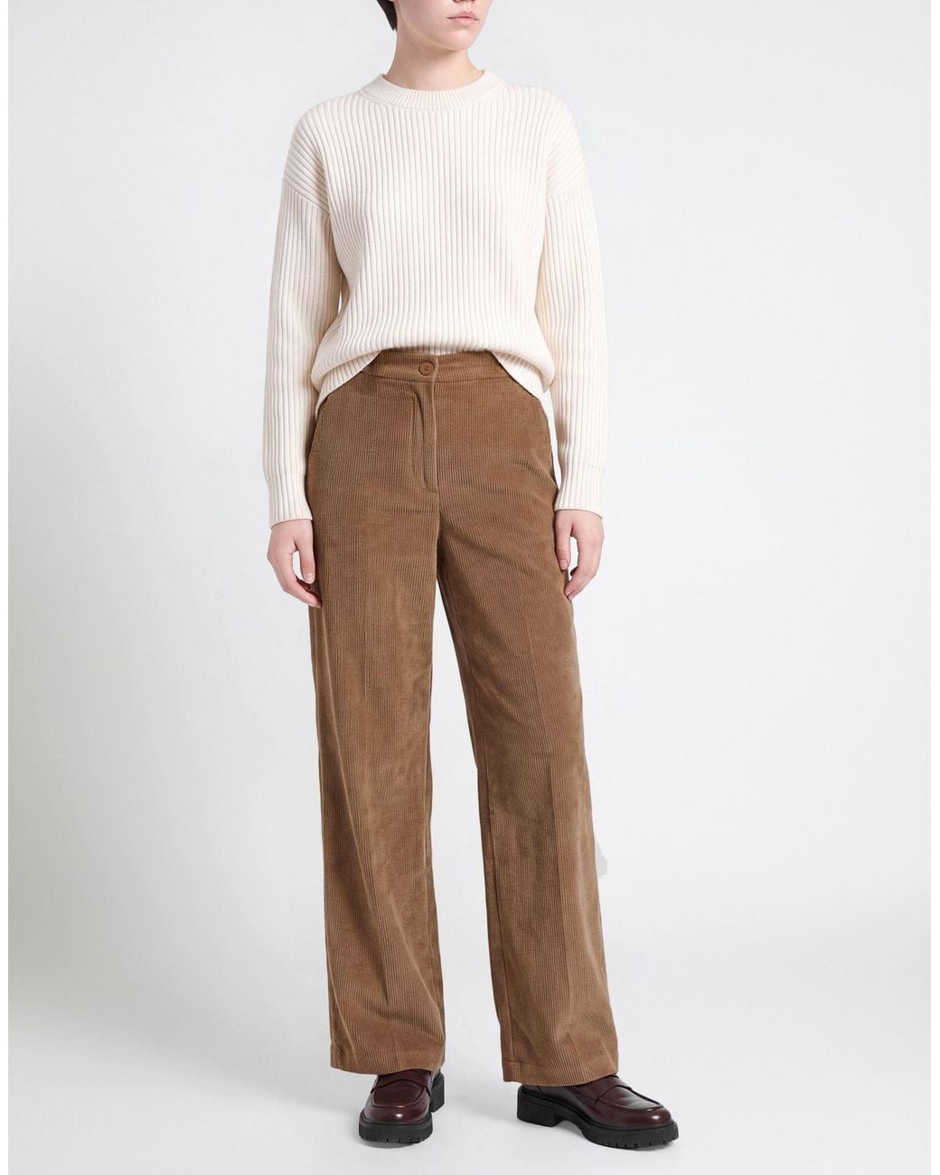 Manila Grace Brown Trouser