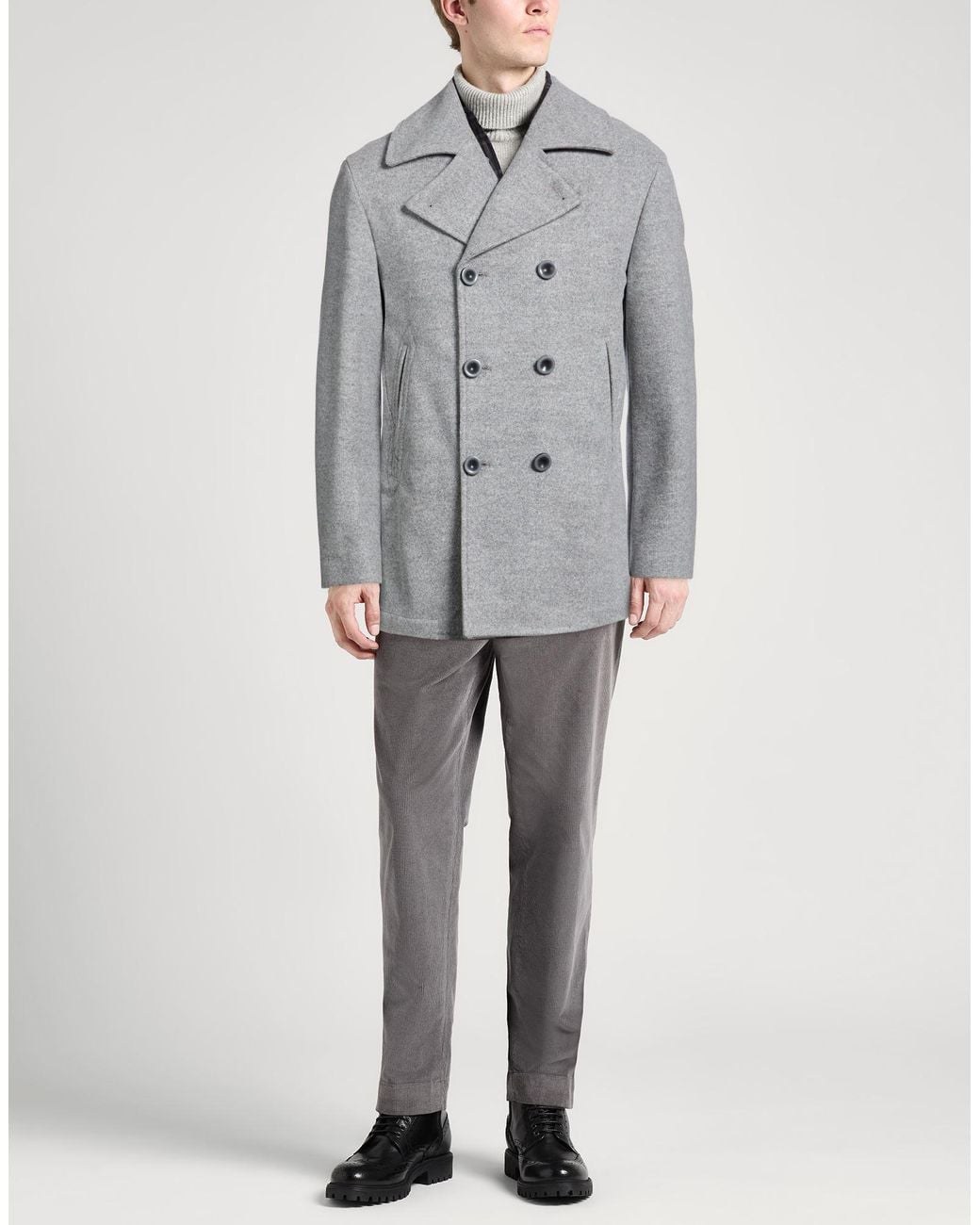 Barbati Gray Coat for men