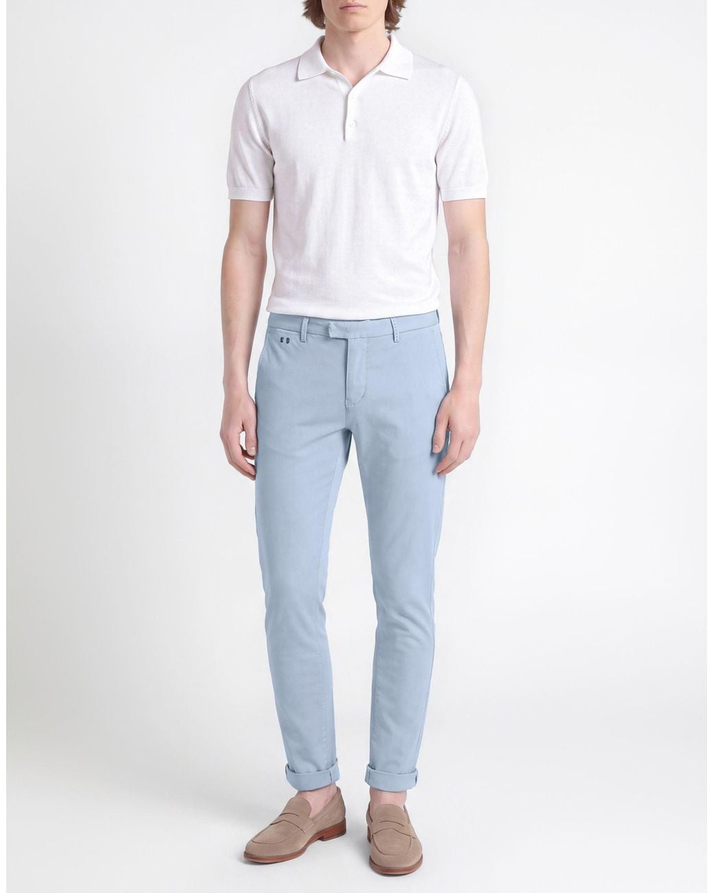 Tramarossa Blue Pants Polyester, Elastane for men
