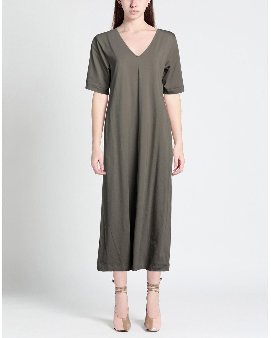 Vestido midi Alpha Studio de color Gray