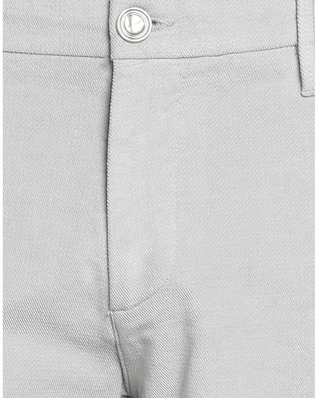 RE_HASH Gray Light Pants Cotton, Modal, Elastane for men