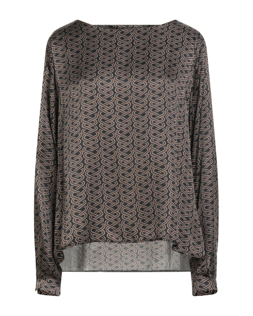 Robert Friedman Gray Top Viscose, Silk