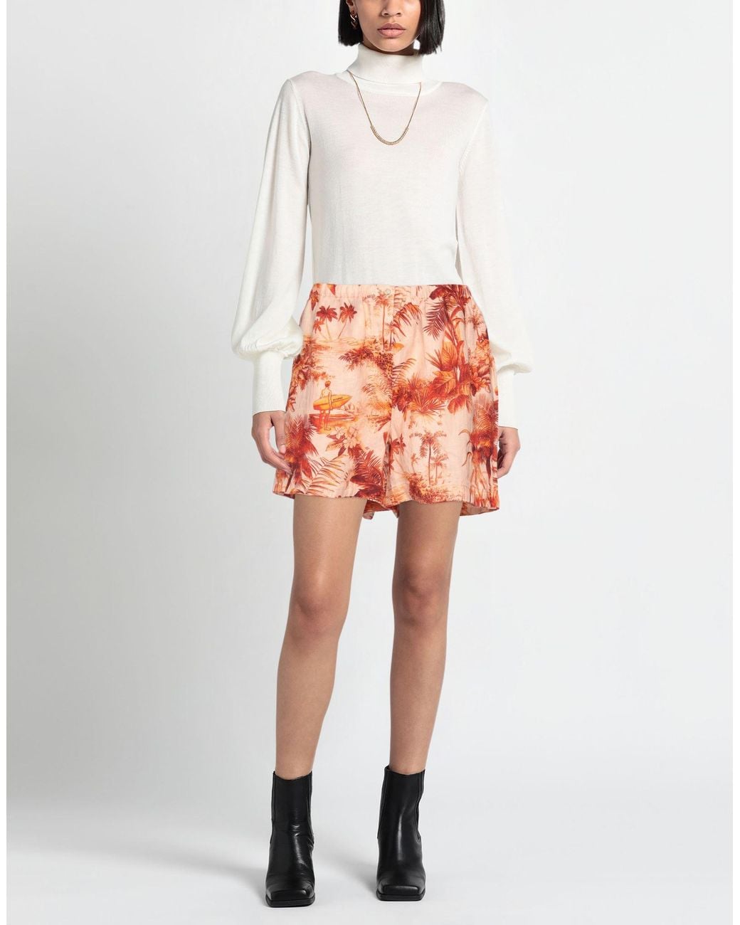 Alanui Orange Shorts & Bermuda Shorts