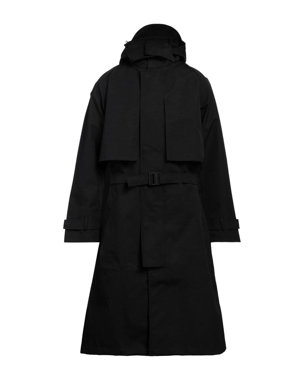Y-3 Overcoat & Trench Coat in Black for Men | Lyst