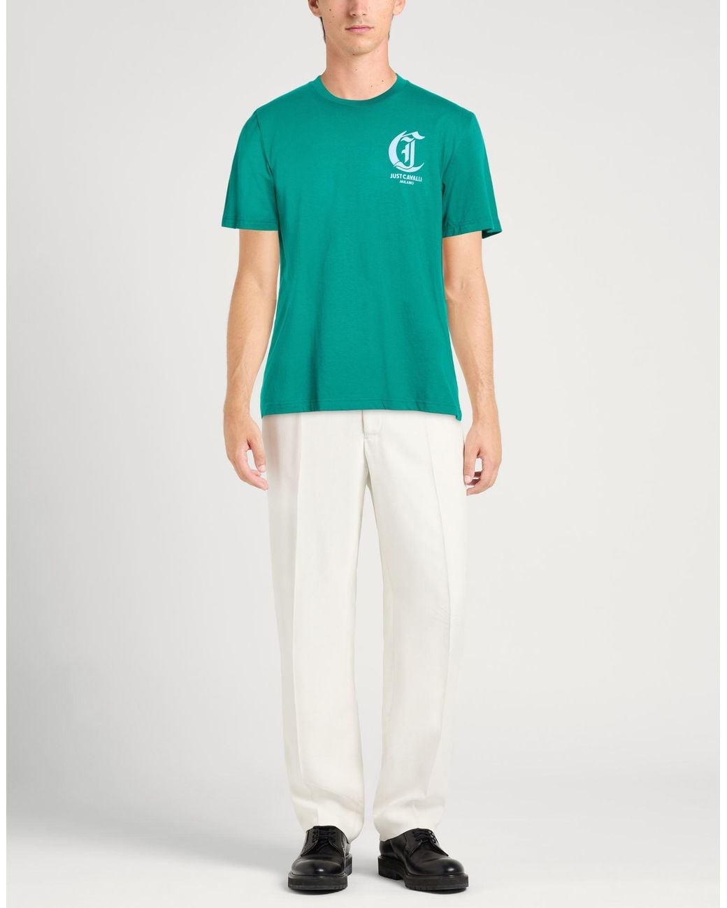 Just Cavalli Blue T-Shirts for men